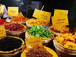 水果,干,市场