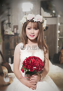 模型,婚礼,好看