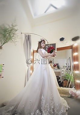 模型,婚礼,好看