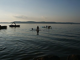 巴拉顿湖,湖,naplemenete