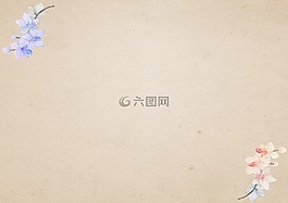 鲜花,兰花,水彩