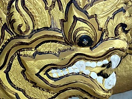 龙,亚洲,黄金
