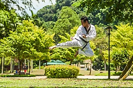 武术,功夫,踢