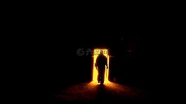 人体轮廓,地狱之门,门