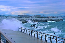 台风,海,风暴