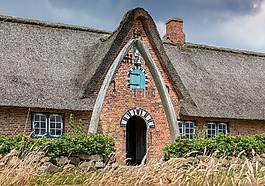 fachwerkhaus,露天博物馆,基尔