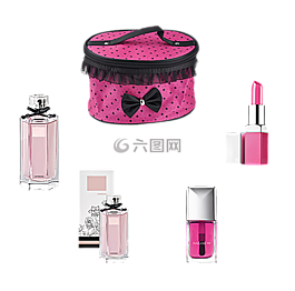 化妆品,香水,粉红色