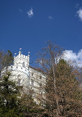 trakošćan,城堡,克罗地亚