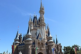 迪士尼,城堡,天空
