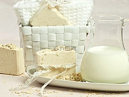 燕麦皂,洗,清洁