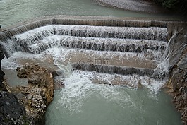 lechfall,堰,瀑布