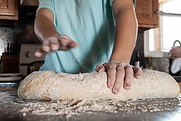 面包,烘烤,食品