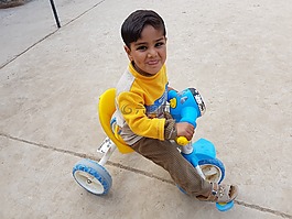 可爱,儿童,微笑