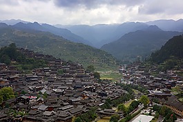人文,苗寨,山