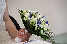 婚礼,突破口,花束