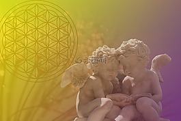生命之花,天使,精神