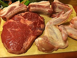 肉,生肉,排骨