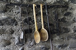 工具,勺子,木勺