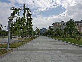 校园,桂林电子科技大学,蓝天白云