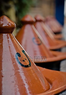 tajines,陶土碗,厨具及厨房用具