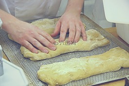 拖鞋面包,面包,烤