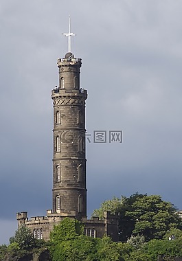 纳尔逊纪念碑,卡尔顿山,爱丁堡