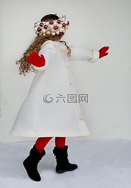 小女孩,捻转,跳舞