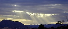 阳光,天空,云