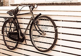 自行车,老,复古