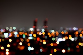 夜景,在晚上,晚上