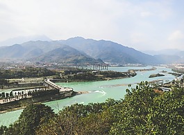 水坝,都江堰,四川