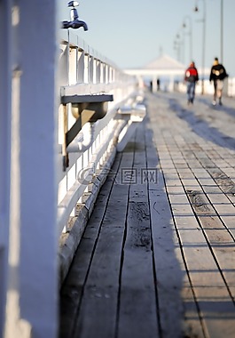 码头,海边,木材