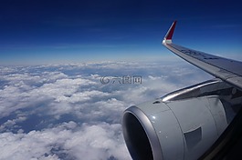 飞行,天空,高空