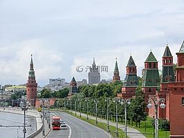 莫斯科,克里姆林宫,kremlevskaya 路堤