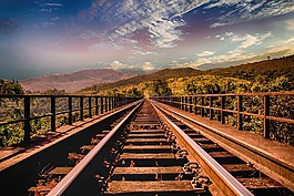 铁路轨道,旅行,铁路