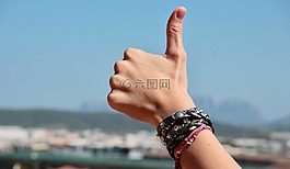 手,手指,积极