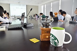 办公,办公室,咖啡