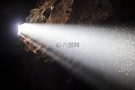 洞穴,太阳,梁