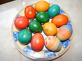 复活节彩蛋,复活节彩蛋绘画,传统的