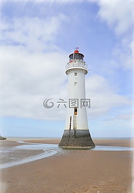 灯塔,海洋,鲈鱼