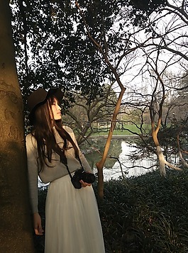 阳光,大学生,游玩