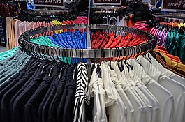 衬衫,展览,店