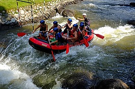 漂流,小艇,白水