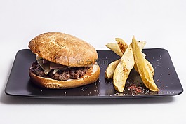 汉堡,食品,肉类