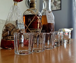 朗姆酒,姜饼,饼干