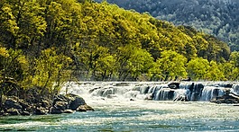 砂岩瀑布,大瀑布,景观