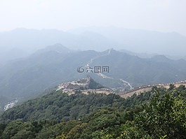 长城,山脉,八达岭
