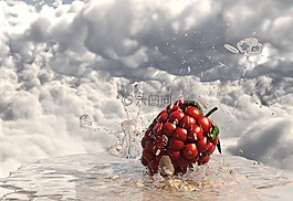 树莓,水果,水