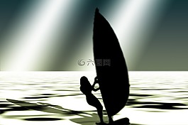 冲浪,娱乐体育,帆