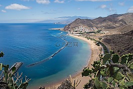 sta cruz de tenerife,海滩,景观
